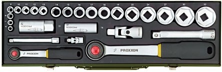 Goodwill veelbelovend wacht Proxxon Dopsleutelset 1/4" en 1/2" 6 - 32 mm, 27-delig - Fraxeon Technical  Solutions